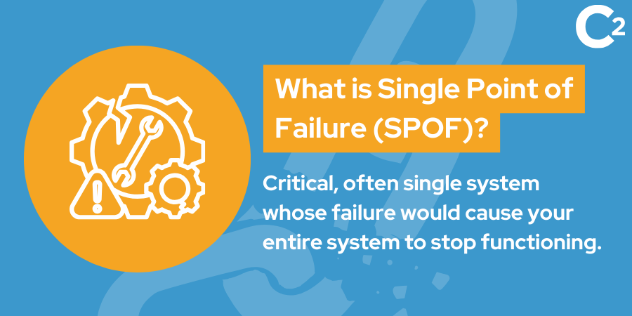 What is single point of failure (SPOF)?