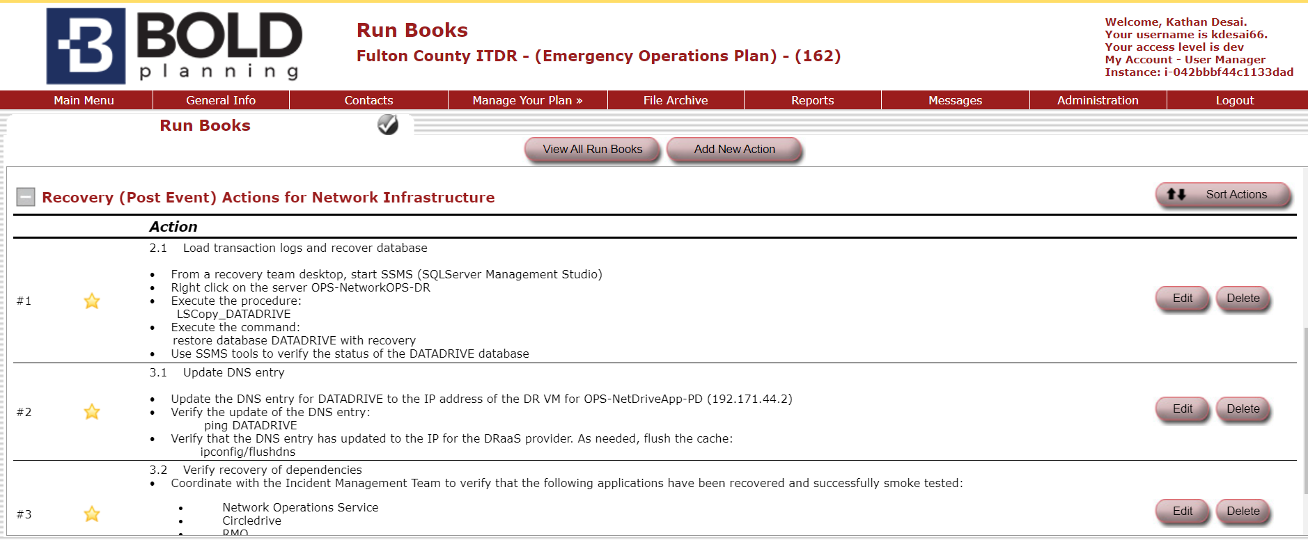 BOLDplanning software
