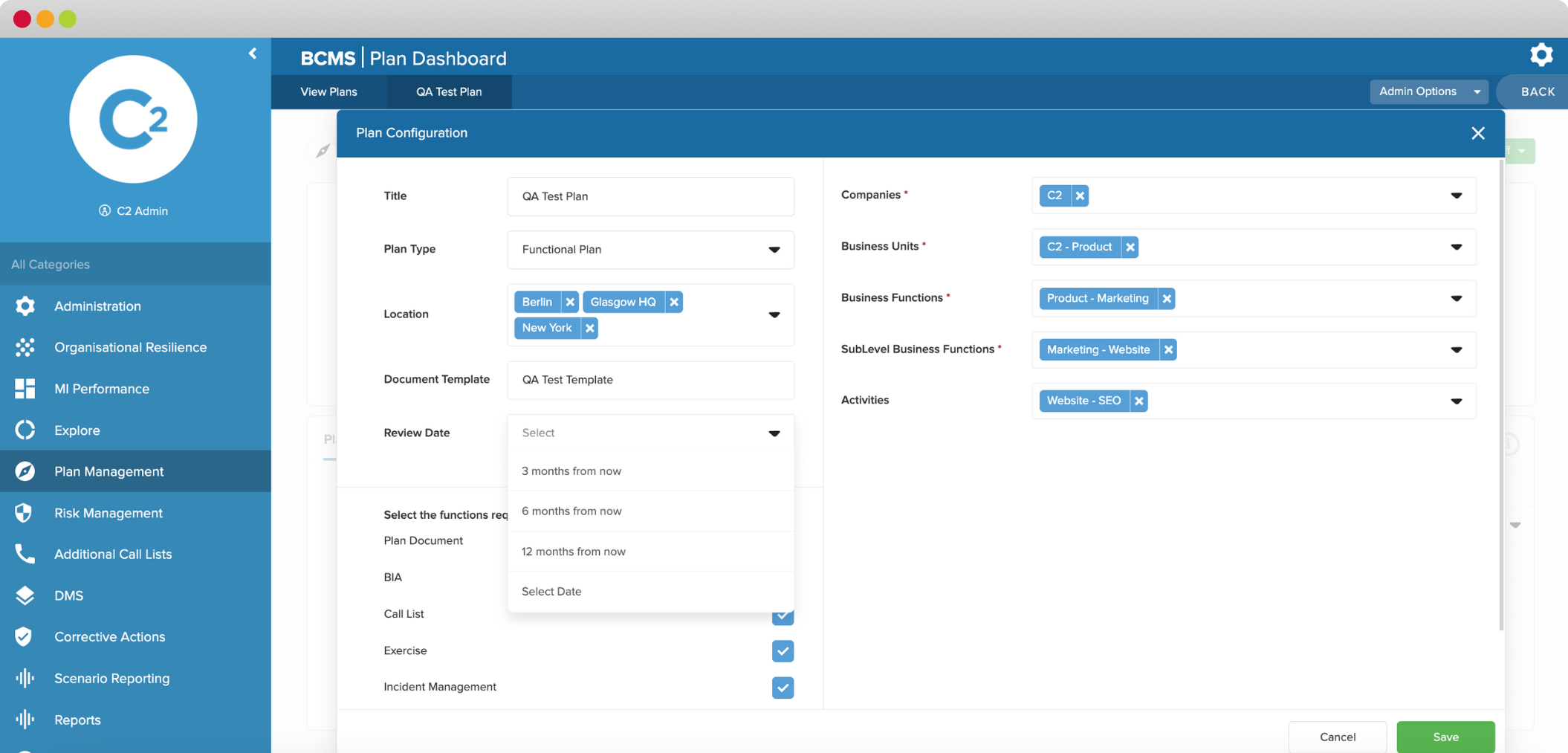 Planning for Business Continuity in GBS Organisations