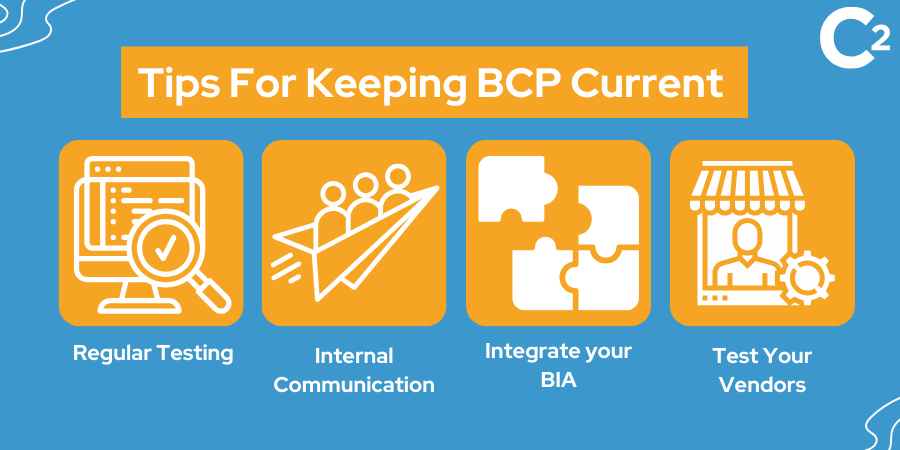 Tips for keeping BCP current